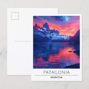 Overnachting in Patagonië Argentinië Briefkaart