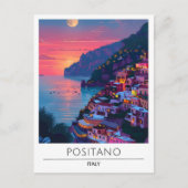 Overnachting in Positano Italië Reizen Briefkaart (Voorkant)