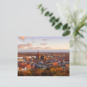 Overnachting in Rostock Duitsland briefkaart (Staand voorkant)