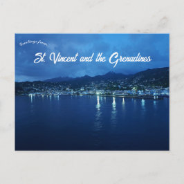 Overnachting in Saint Vincent en de Grenadines Briefkaart