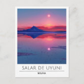 Overnachting in Salar de Uyuni Bolivia Reizen Briefkaart (Voorkant)