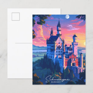 Overnachting in Schwangau Duitsland Reizen Briefkaart