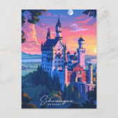 Overnachting in Schwangau Duitsland Reizen Briefkaart (Voorkant)