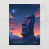 Overnachting op Paaseiland Chili Reizen Briefkaart (Voorkant)