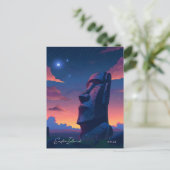 Overnachting op Paaseiland Chili Reizen Briefkaart (Staand voorkant)
