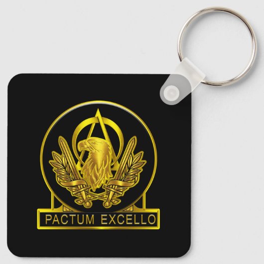 Overnamekorps Sleutelhanger (Achterkant)