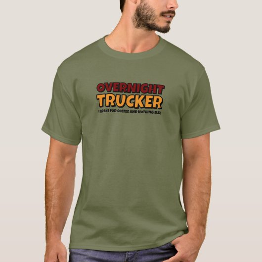 Overnight Trucker, Fun Fun Shirt  (Voorkant)