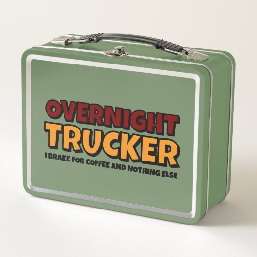 Overnight Trucker, grappige bestuurder (Voorkant)