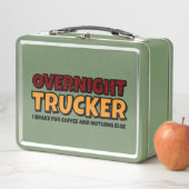 Overnight Trucker, grappige bestuurder (In situ)