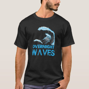 Overnight Waves Beach Vibes T-shirt