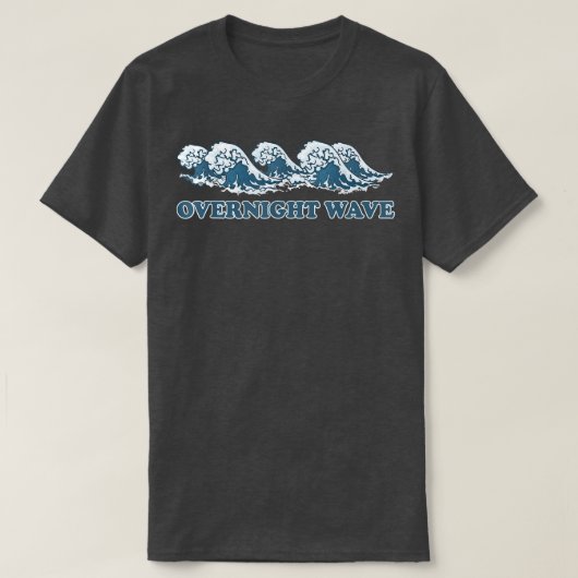 Overnight Waves Japanese T-shirt (Design voorkant)
