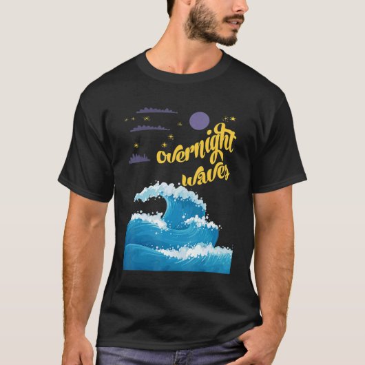 Overnight Waves T-shirt (Voorkant)