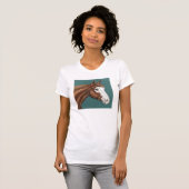 Overo Paint Horse T-shirt (Voorkant volledig)