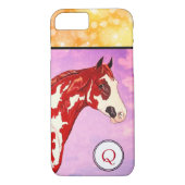 Overo Paint Paardenkop (gouden sterren) Case-Mate iPhone Case (Achterkant)