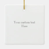 Overo Pinto Paard of Pony Custom Memorial Keepsake Keramisch Ornament (Achterkant)