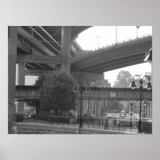 Overpass in Richmond Poster (Voorkant)