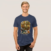 Overpeinzen Nog Een Ding Persoonlijke Grappige Tri-Blend Shirt (Voorkant volledig)