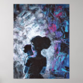 Overpeinzing - Acryl schilderij Poster (Voorkant)