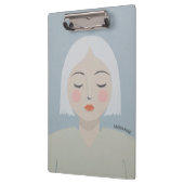 Overpeinzing - Minimalistisch portret Klembord (Links)