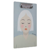 Overpeinzing - Minimalistisch portret Klembord (Rechts)