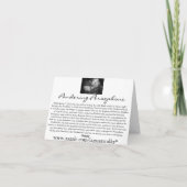 Overpeinzing Persephone; Notecard Kaart (Achterkant)