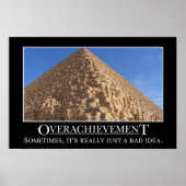 Overprestatie is echt een slecht idee (S) Poster (Voorkant)