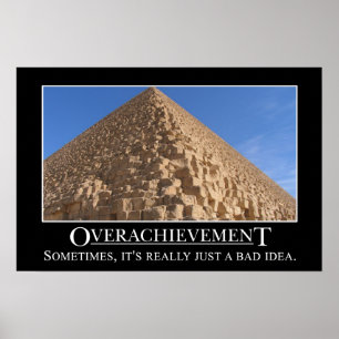 Overprestatie is echt een slecht idee (S) Poster