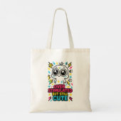 Overprikkeld Maar Nog Steeds Schattig – Sensorisch Tote Bag (Achterkant)