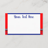 Overreach Abstracte muziek Visitekaartje (Achterkant)