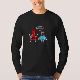 Overreageren" Grappige Chemie Nerd T-shirt