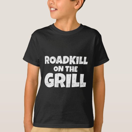 Overreden Dieren Op De Grill Grappig T-shirt (Voorkant)