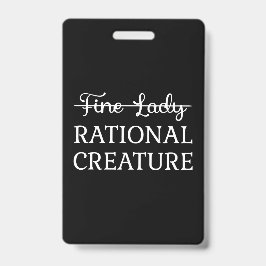 Overreding Jane Austen - Rationeel Wezen I Badge