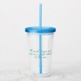 Overreding: Talmen en Staren (groen) Acryl Drinkbeker