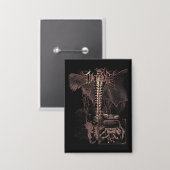 Override - Techno-Gothic Streetwear Design Button (Voorkant / Achterkant)