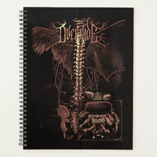 Override - Techno-Gothic Streetwear Design Planner (Voorkant)