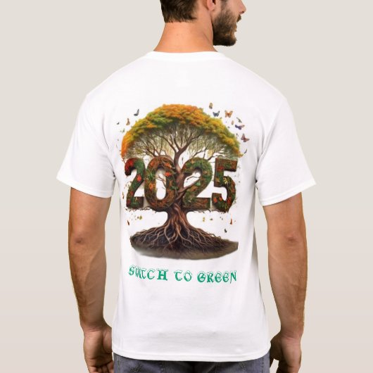 OVERSCHAKELEN NAAR GROEN T-SHIRT (Achterkant)