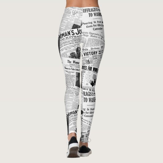 OVERSCHOT VOOR VROUWEN LEGGINGS (Achterkant)