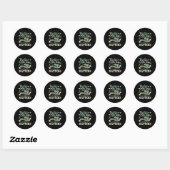 Overschrijd het enige instrument dat ertoe doet ronde sticker (Vel)