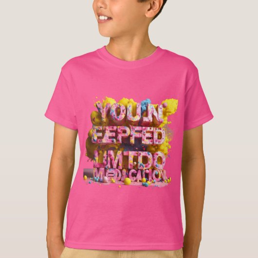 Overschrijd het T-shirt van de Limits Kinderen (Voorkant)