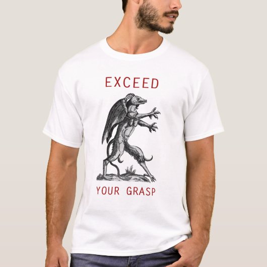 Overschrijd uw greep t-shirt (Voorkant)