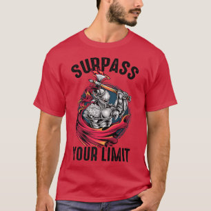 Overschrijd uw limiet Anime Ninjas Manga Samurais T-shirt