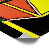 OVERSCHRIJDENDE RETRO (890) 28 X 35 POSTER (Hoek)