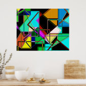 OVERSCHRIJDENDE RETRO (890) 28 X 35 POSTER (Keuken)