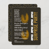 OVERSCHRIJDING Elk jaar 2007 (zwart en goud) Kaart (Voorkant / Achterkant)