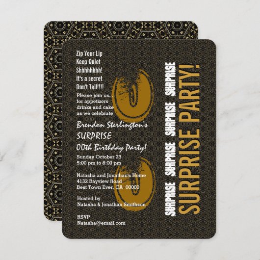 OVERSCHRIJDING Elk jaar 2007 (zwart en goud) Kaart (Voorkant / Achterkant)