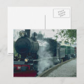 Overschrijding van de stuurstoomtrein briefkaart (Voorkant / Achterkant)