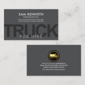 Overschrijding vrachtwagenchauffeur visitekaartje (Voorkant / Achterkant)