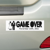 Overschrijven - Voeg je eigen tekst toe Bumpersticker (Op auto)