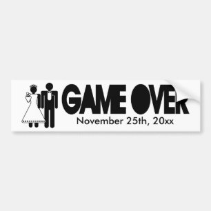 Overschrijven - Voeg je eigen tekst toe Bumpersticker
