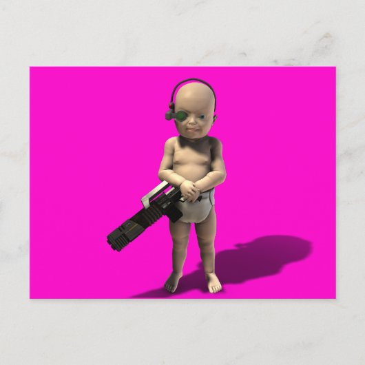 Overseinen Kind Briefkaart (Voorkant)